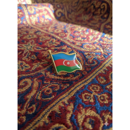 "Flag of Azerbaijan" Pin | Patriotic Souvenirs